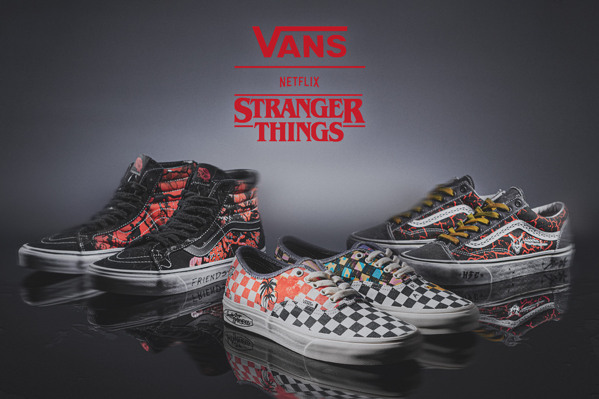 Stranger things vans shoes discount
