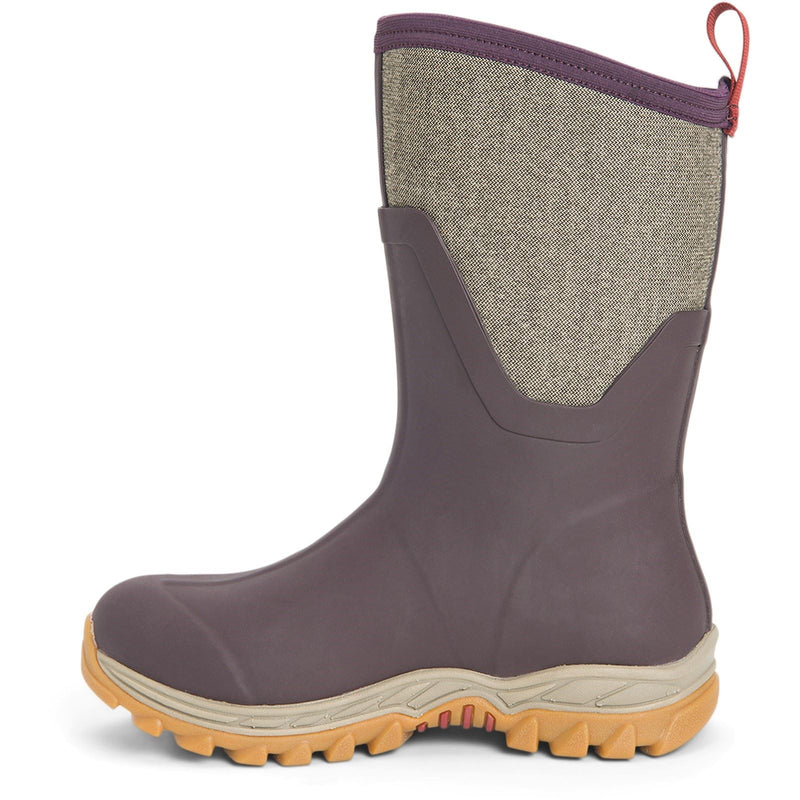 Muck Boots Arctic Sport Mid Rubber Wine Wellington Boots