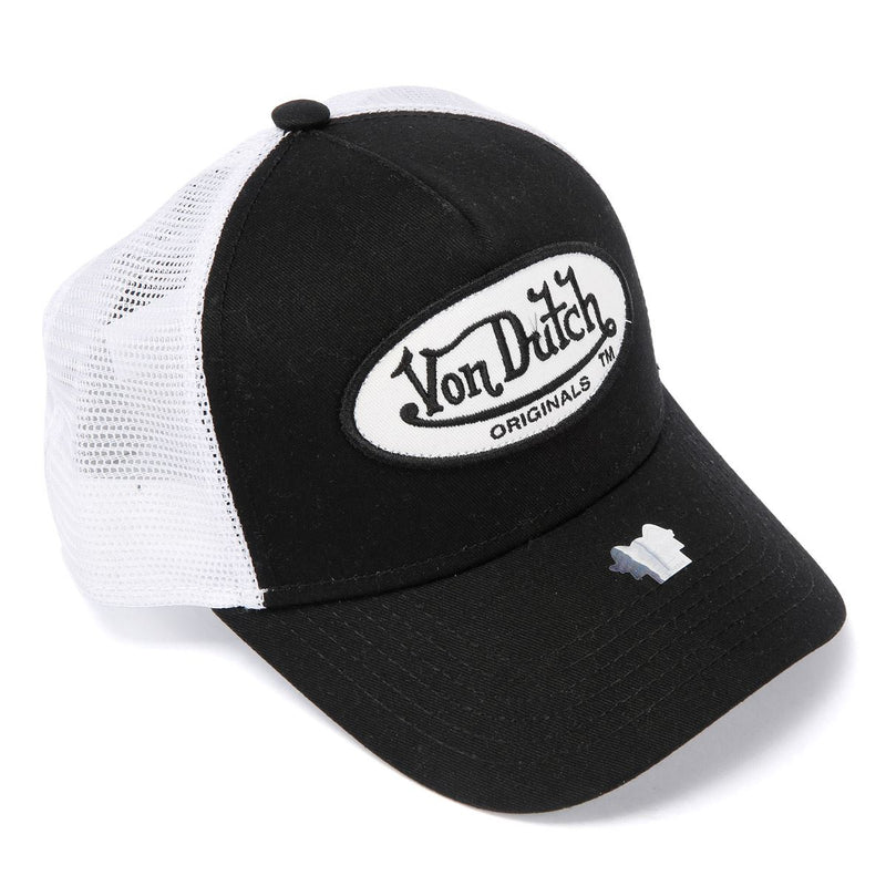 Von Dutch Trucker Boston Cotton Black/White Caps