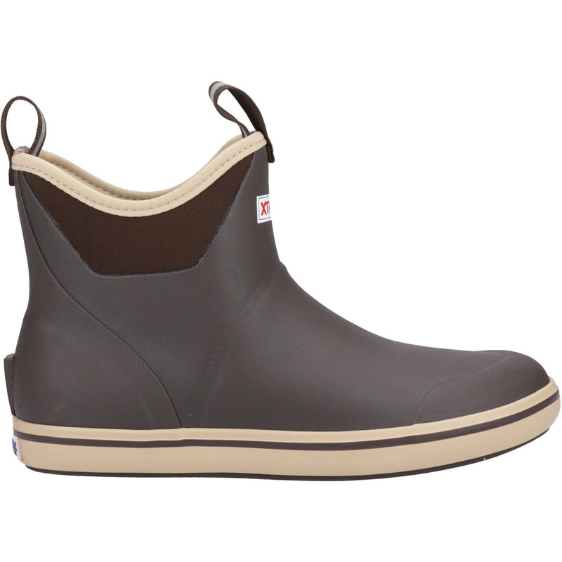 Xtratuf Ankle Deck Rubber Chocolate/Tan Wellington Boots