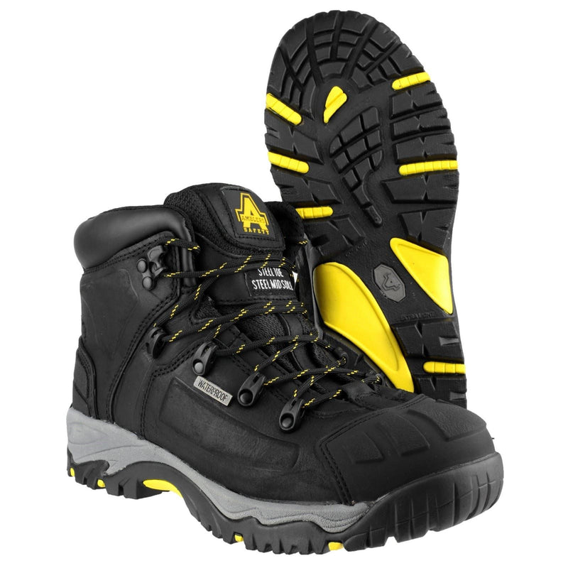 Amblers Safety FS32 Leather Black Safety Boots