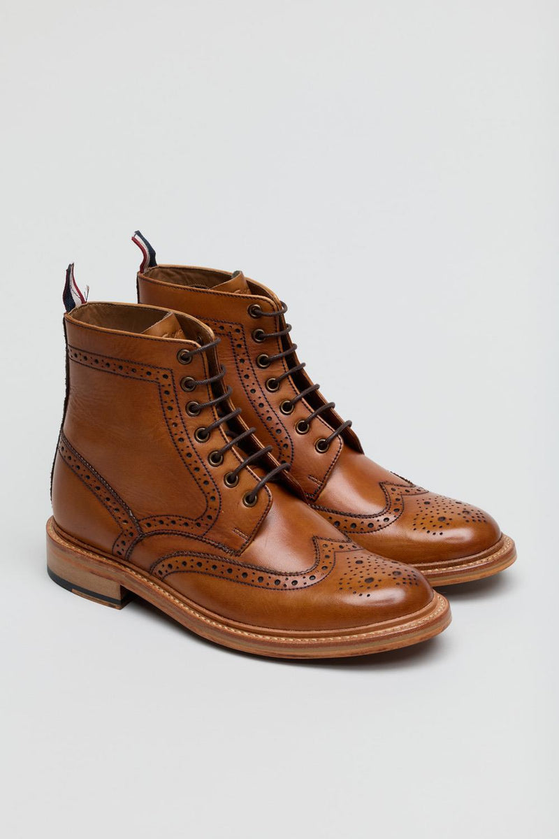 Ben Sherman Arthur Leather Men's Tan Boots