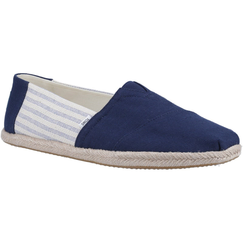 TOMS Alpargata Rope 100% Cotton Men's Navy Espadrilles