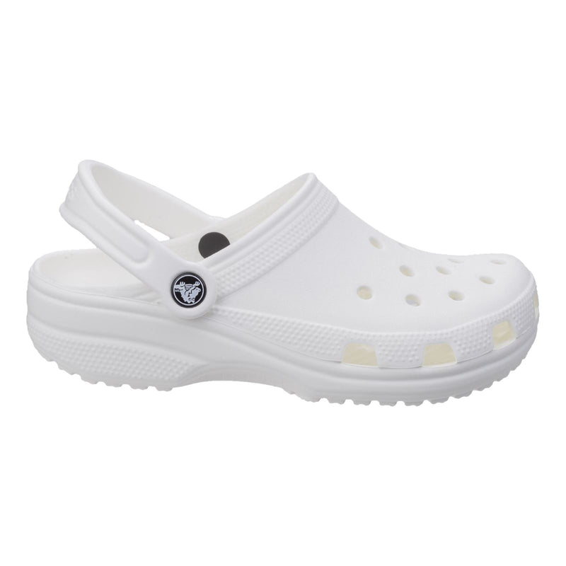 Crocs Classic Croslite Rubber White Clogs