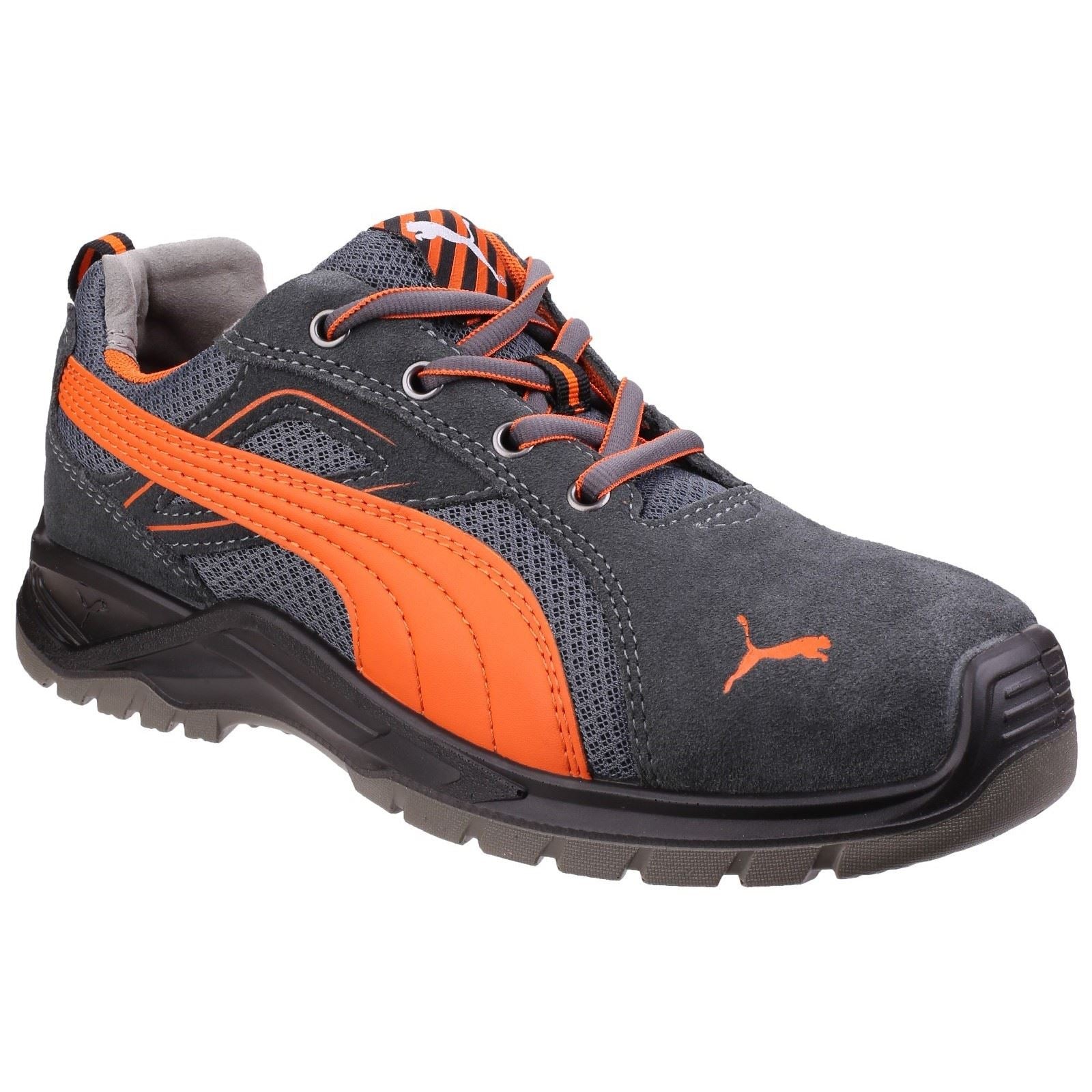 Puma Safety Omni Flash Low Suede Orange Safety Trainers