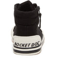 Rocket Dog Jazzin Hi Cotton Women's Black Trainers