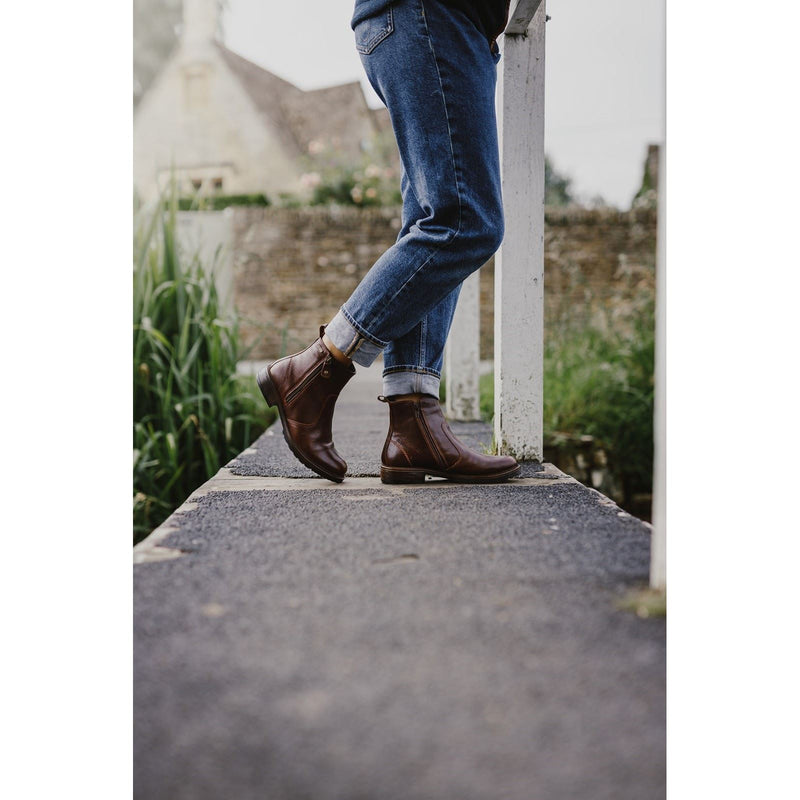 Cotswold Ashwicke Grain Leather Women's Brown Boots