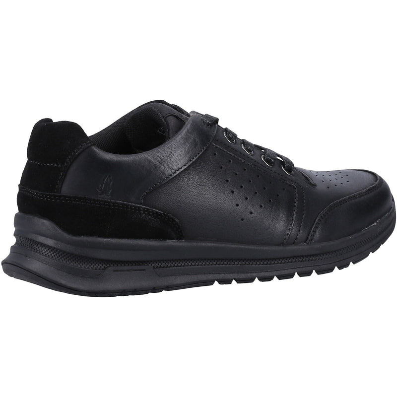 Hush Puppies Joseph Leather Men's Black Leather Lace-Up Shoes