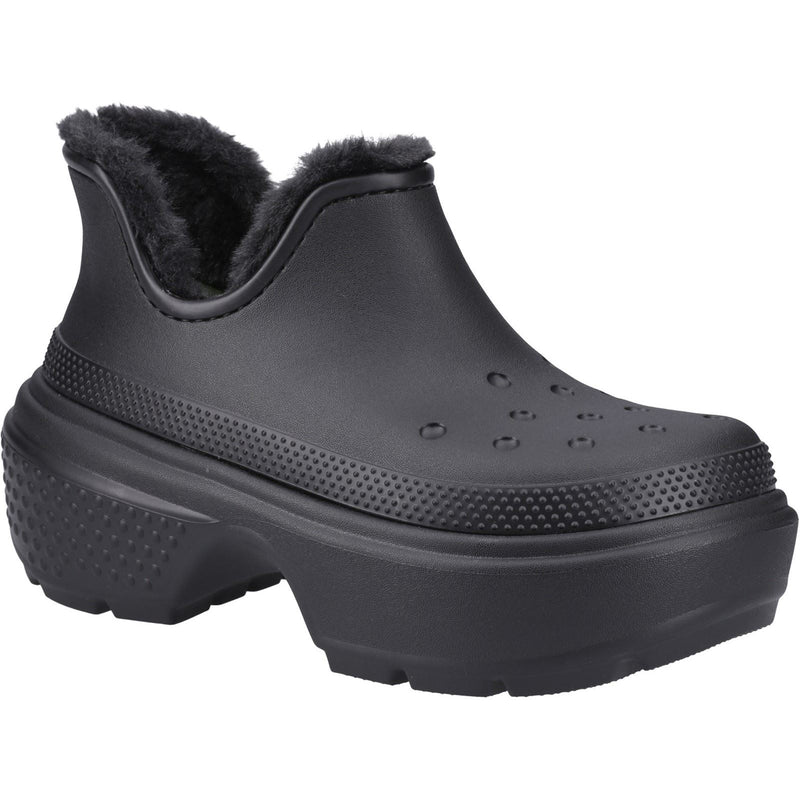 Crocs Stomp Shorty Thermoplastic Women's Black Boots