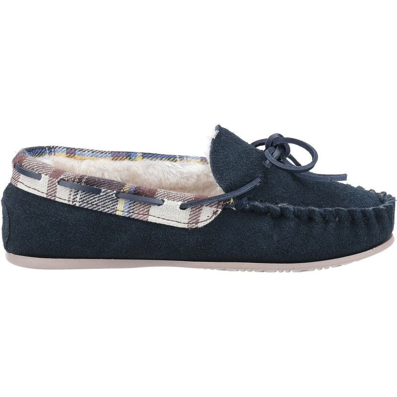 Cotswold Kilkenny Suede Women's Navy Slippers