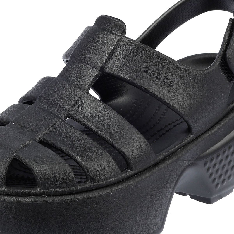 Crocs Stomp Fisherman Women's Black Sandals