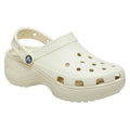 Crocs Classic Platform Thermoplastic Women's Bone Clogs