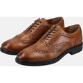 Hush Puppies Santiago Leather Men's Tan Lace-Up Shoes