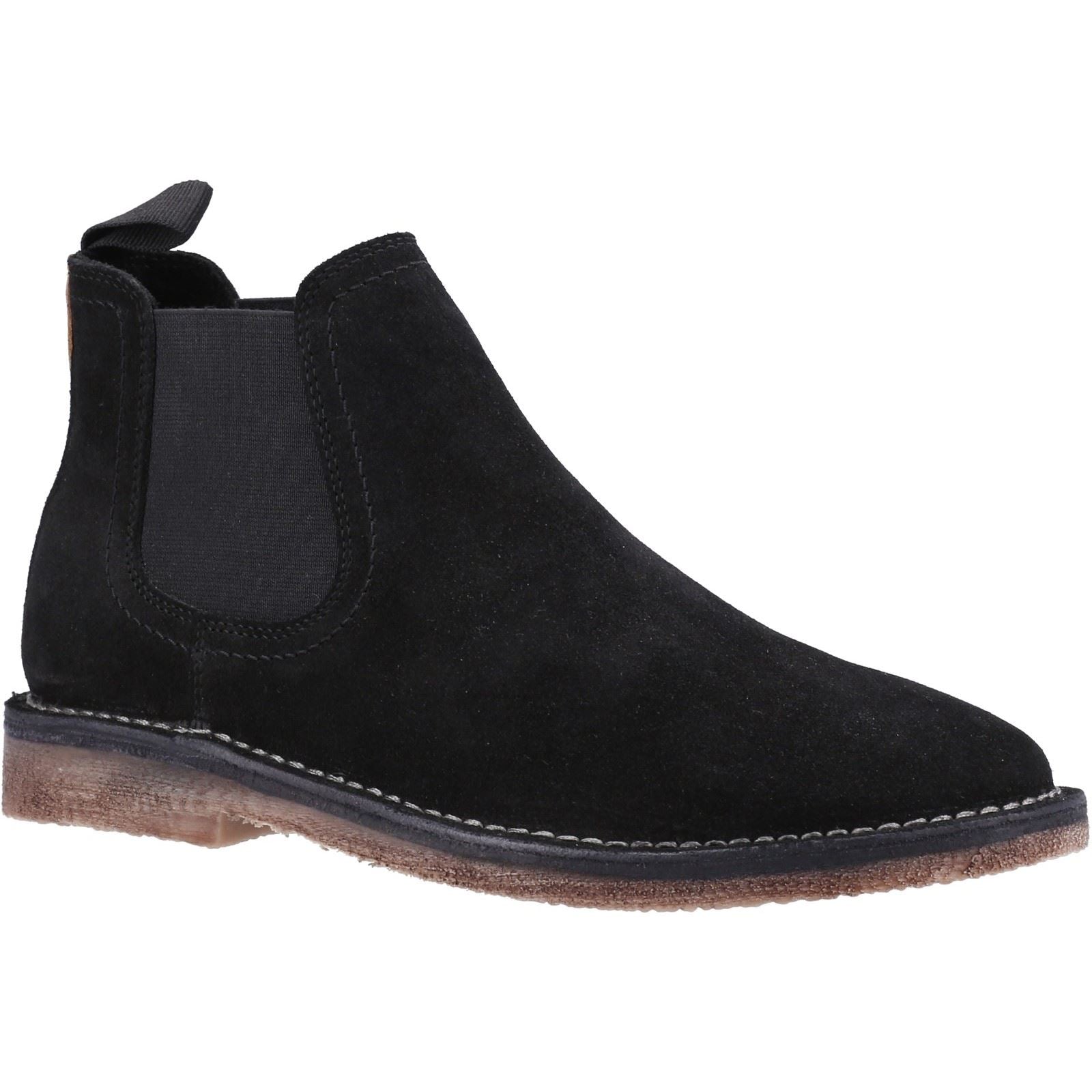 Hush Puppies Shaun Suede Men's Black Boots