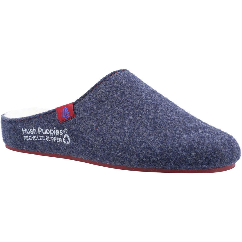 Hush Puppies The Good 90% Recycled RPET Polyester Men's Navy Slippers