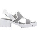 Rocket Dog Lilly Polyurethane Women's Grey/White Heels