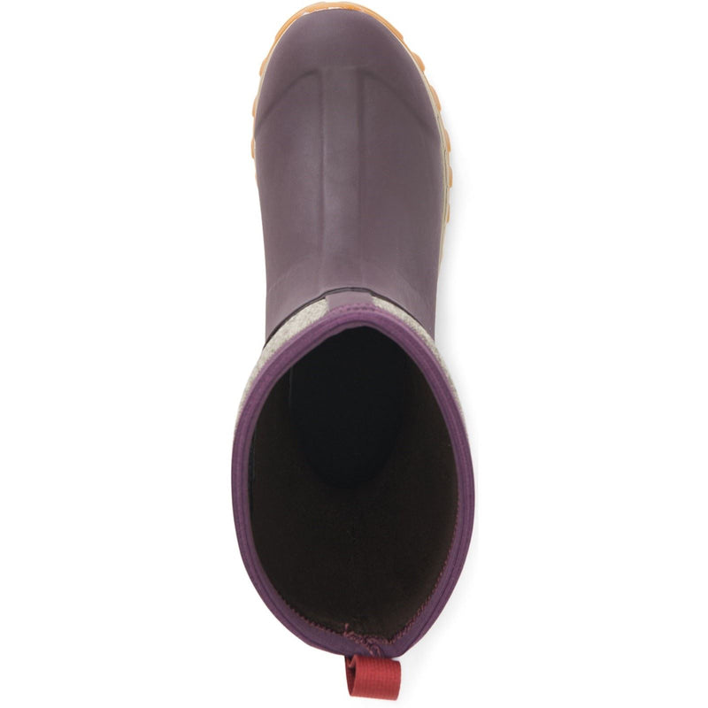 Muck Boots Arctic Sport Mid Rubber Wine Wellington Boots