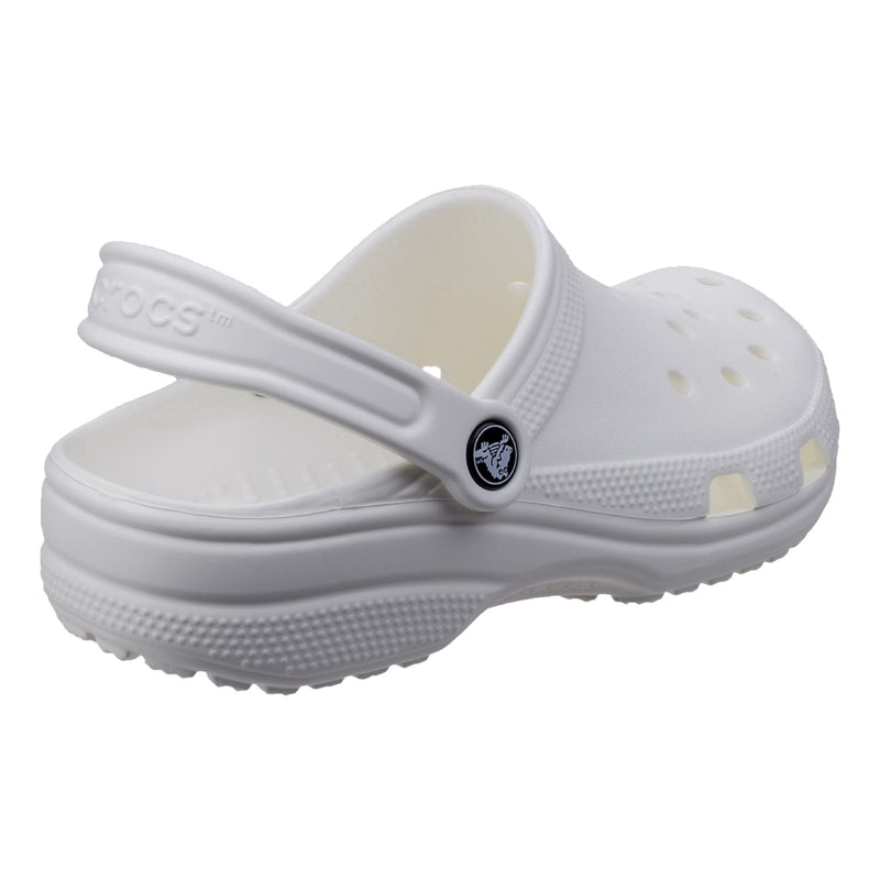 Crocs Classic Croslite Rubber White Clogs