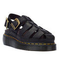 Dr. Martens Fisherman Grizzly Women's Black Sandals