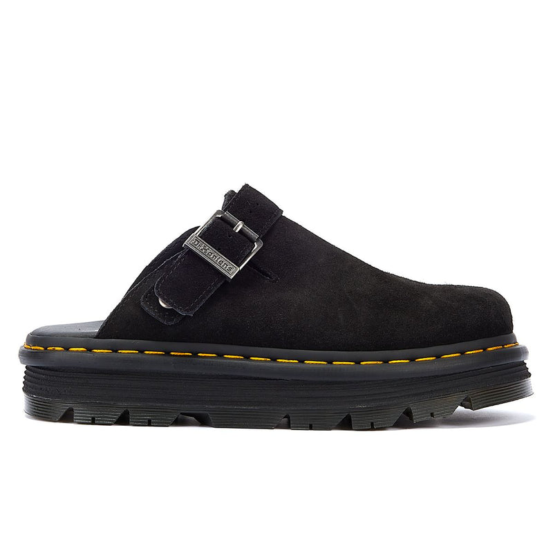 Dr. Martens Zebzag EH Suede Black Mule