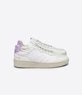 Veja V-90 Leather Women's White/Orchid Trainers