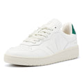 Veja V-90 Leather Women's White/Green Trainers