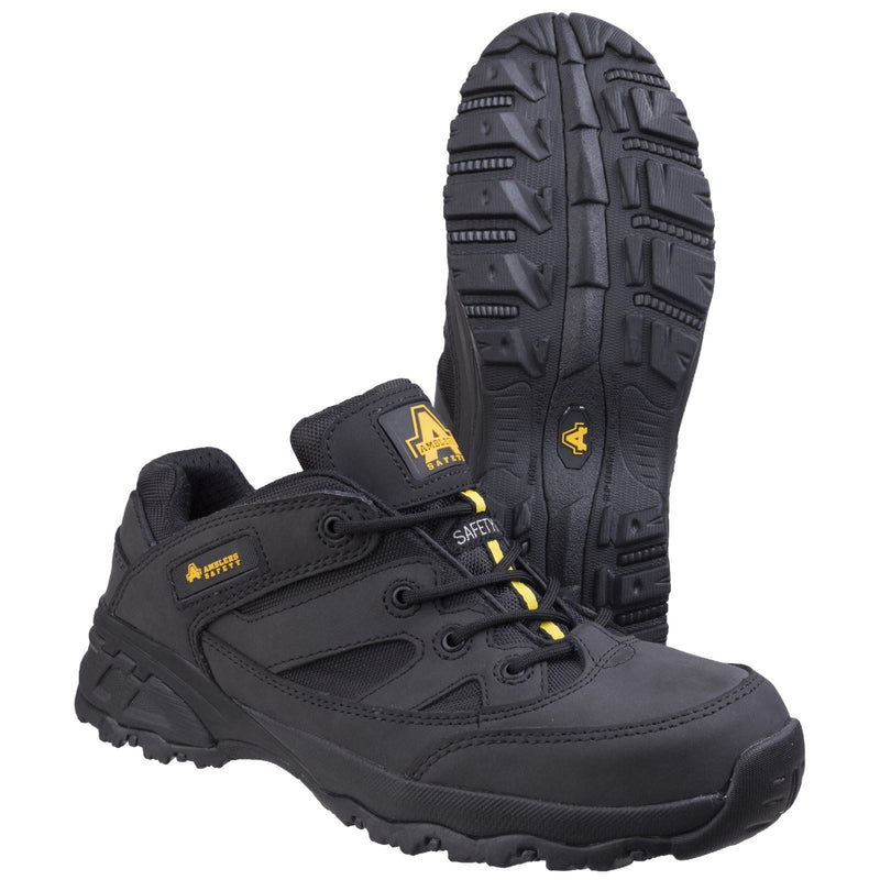 Amblers Safety FS68C Nubuck Black Safety Trainers