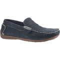 Hush Puppies Roscoe Leather Men's Navy Boat Shoes