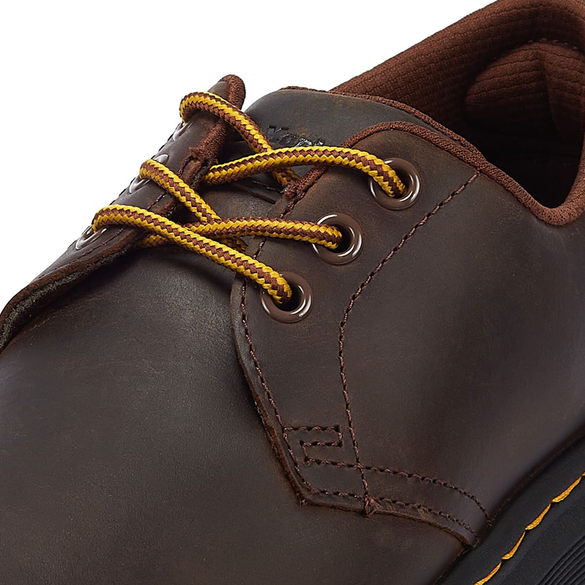 Dr. Martens Crewson Lo Crazy Horse Dark Brown Lace Up Shoes