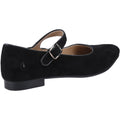 Hush Puppies Melissa Strap Suede Women's Black Flats