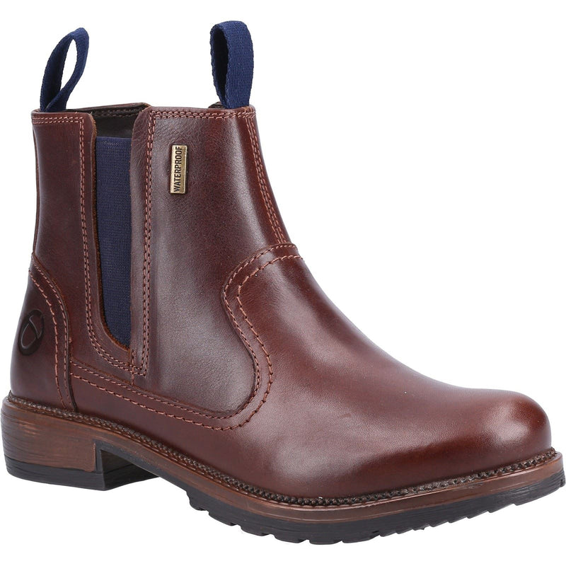 Cotswold Laverton Leather Women's Navy Boots