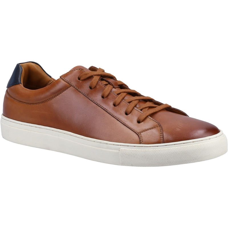 Hush Puppies Colton Leather Men's Tan Trainers