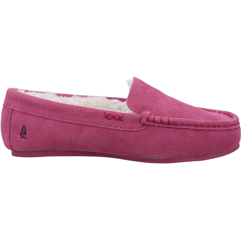 Hush Puppies Annie Mocassin Suede Women's Pink Slippers