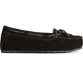 Sperry Reina Suede Women's Black/leopard Slippers