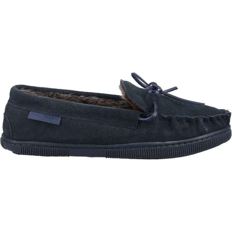 Hush Puppies 0 Suede Men's Navy Slippers