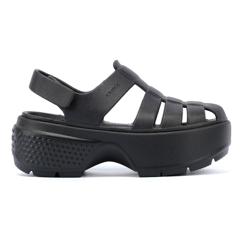 Crocs Stomp Fisherman Women's Black Sandals