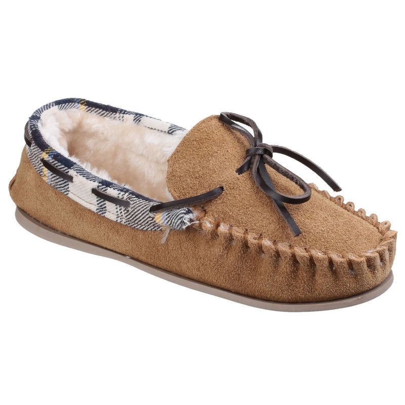 Cotswold Kilkenny Suede Women's Tan Slippers