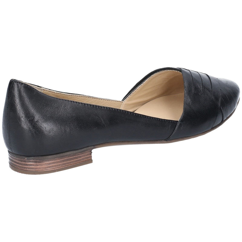 Hush Puppies Marley Ballerina Leather Women's Black Flats