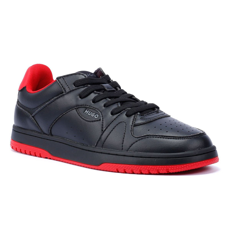 Hugo Hadrian Tennis Men's Black/Red Trainers