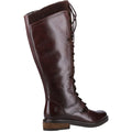 Hush Puppies Rudy Leather And Suede Women's Brown Boots