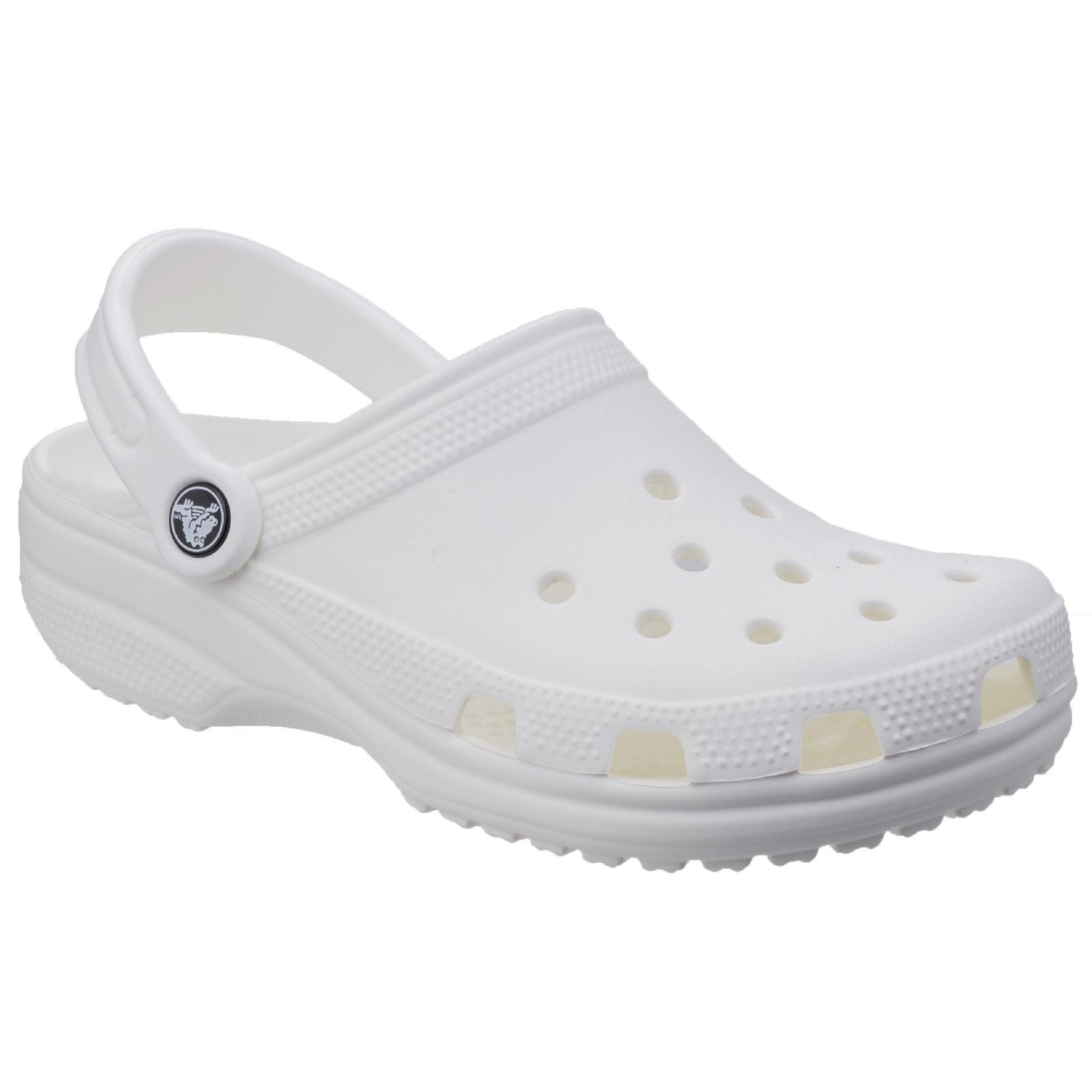 Crocs Classic Croslite Rubber White Clogs