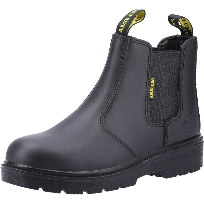 Amblers Safety FS116 Leather Black Safety Boots