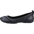 Hush Puppies Janessa Leather Women's Black Flats