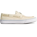 Sperry Bahama Ii Polyester Men's Ivory Lace-Up Shoes