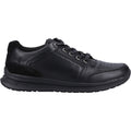 Hush Puppies Joseph Leather Men's Black Leather Lace-Up Shoes