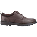 Hush Puppies Dylan Leather And Suede Men's Brown Lace-Up Shoes