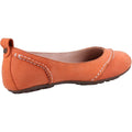 Hush Puppies Janessa Leather Women's Coral Flats