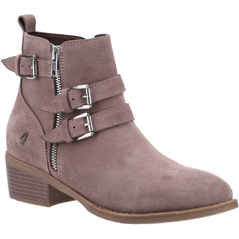 Hush Puppies Jenna Leather Women's Taupe Boots