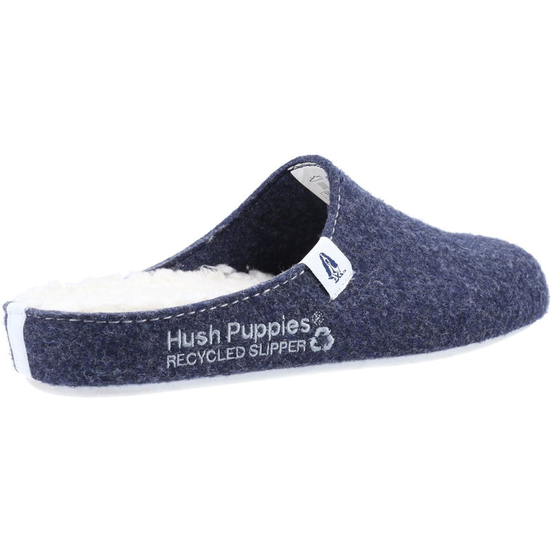 Hush Puppies The Good 90% Recycled RPET Polyester Women's Navy Slippers