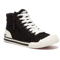 Rocket Dog Jazzin Hi Cotton Women's Black Trainers